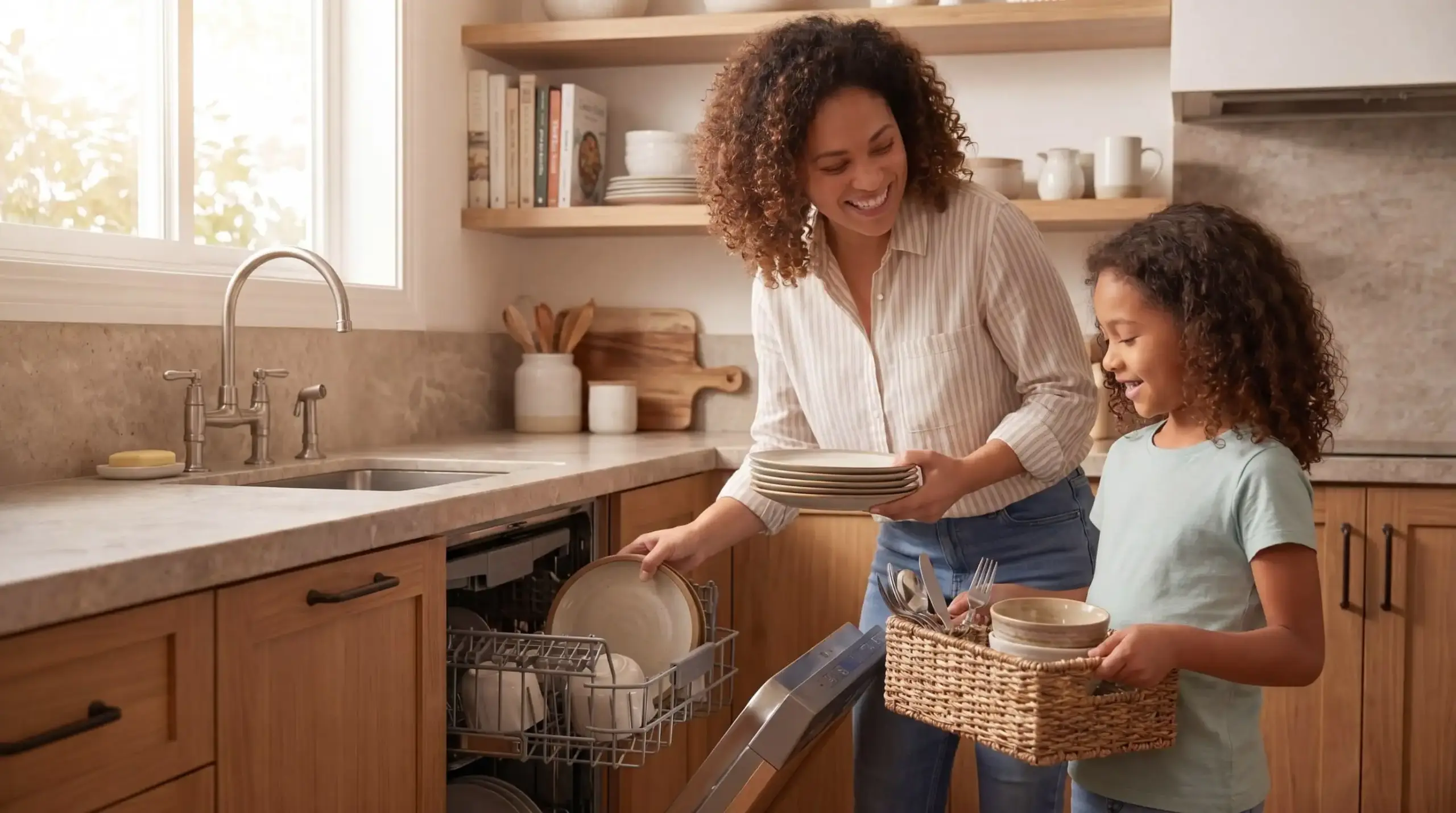 bonfix dishwasher repair happy family 1 - BonFix Appliance Repair Montreal