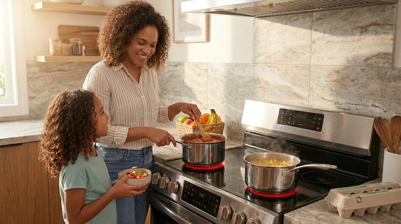 bonfix stove repair happy family - BonFix Appliance Repair Montreal